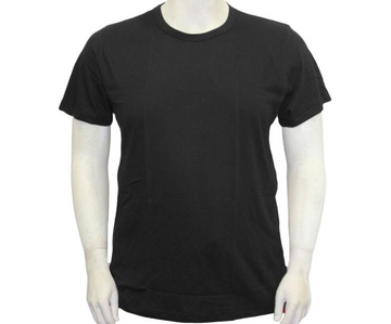 T-Shirt für stärkere Figuren 20Nodi 1002 schwarz 3xl bis 10xl