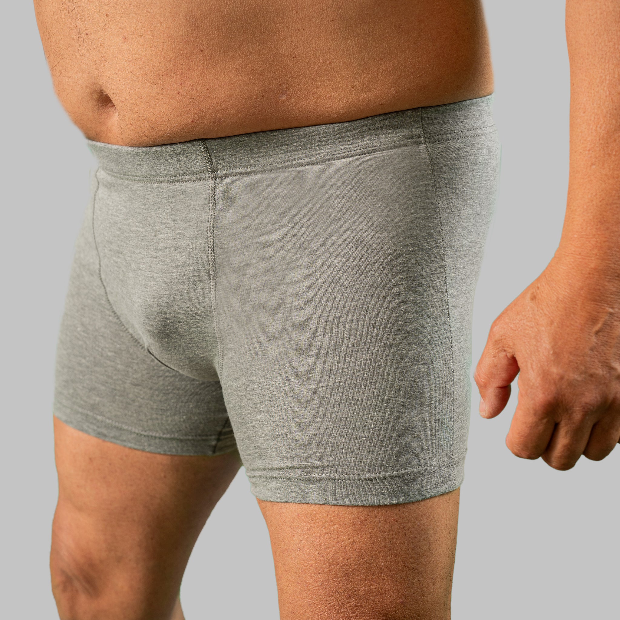 Elastične spodnje hlače za močnejše postave Boxer trije kosi 20nodi 978 črna bela 3XL do 7XL