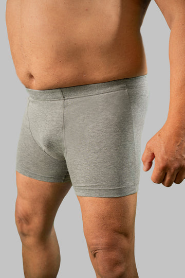 Elastične spodnje hlače za močnejše postave Boxer trije kosi 20nodi 978 črna bela 3XL do 7XL