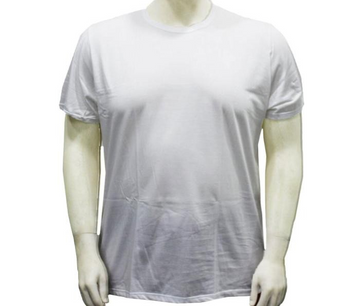 Elastična majica za močnejše postave 20Nodi 9002 bela 3xl do 10xl