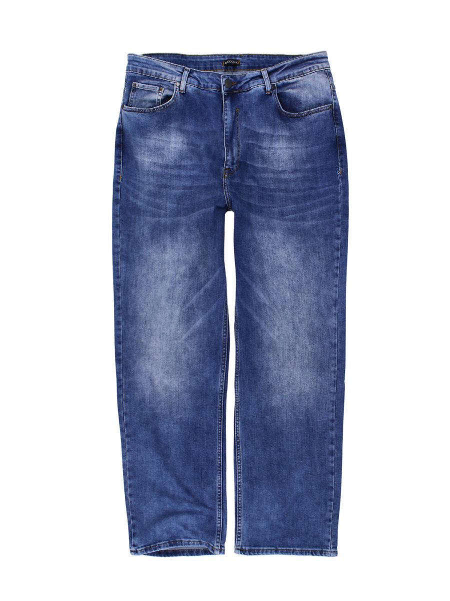 PLUSWEAR JEANS HLAČE 501 stone wash velikosti 42/32 do 60/32